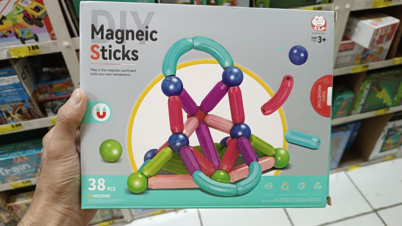 Bloque Magnético para Niños 38 pcs